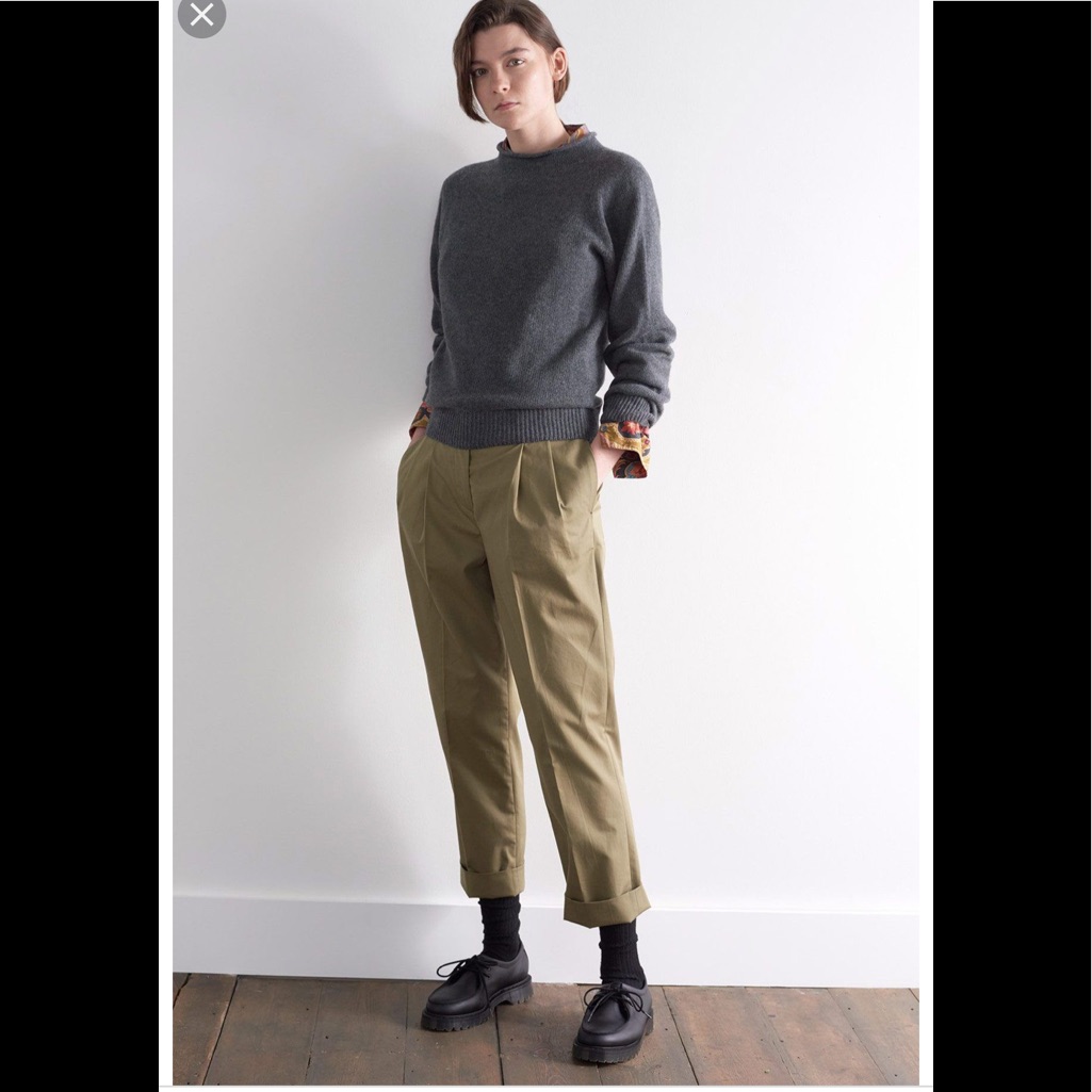 Jil Sander Gray Style Sweater